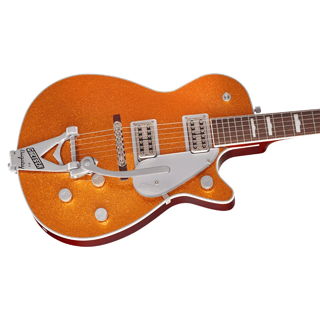 Gretsch - G6129T-89 Vintage Select 89 Sparkle Jet with Bigsby - Rosewood Fingerboard - Gold Sparkle