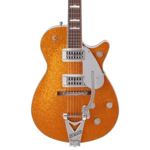Gretsch - G6129T-89 Vintage Select 89 Sparkle Jet with Bigsby - Rosewood Fingerboard - Gold Sparkle