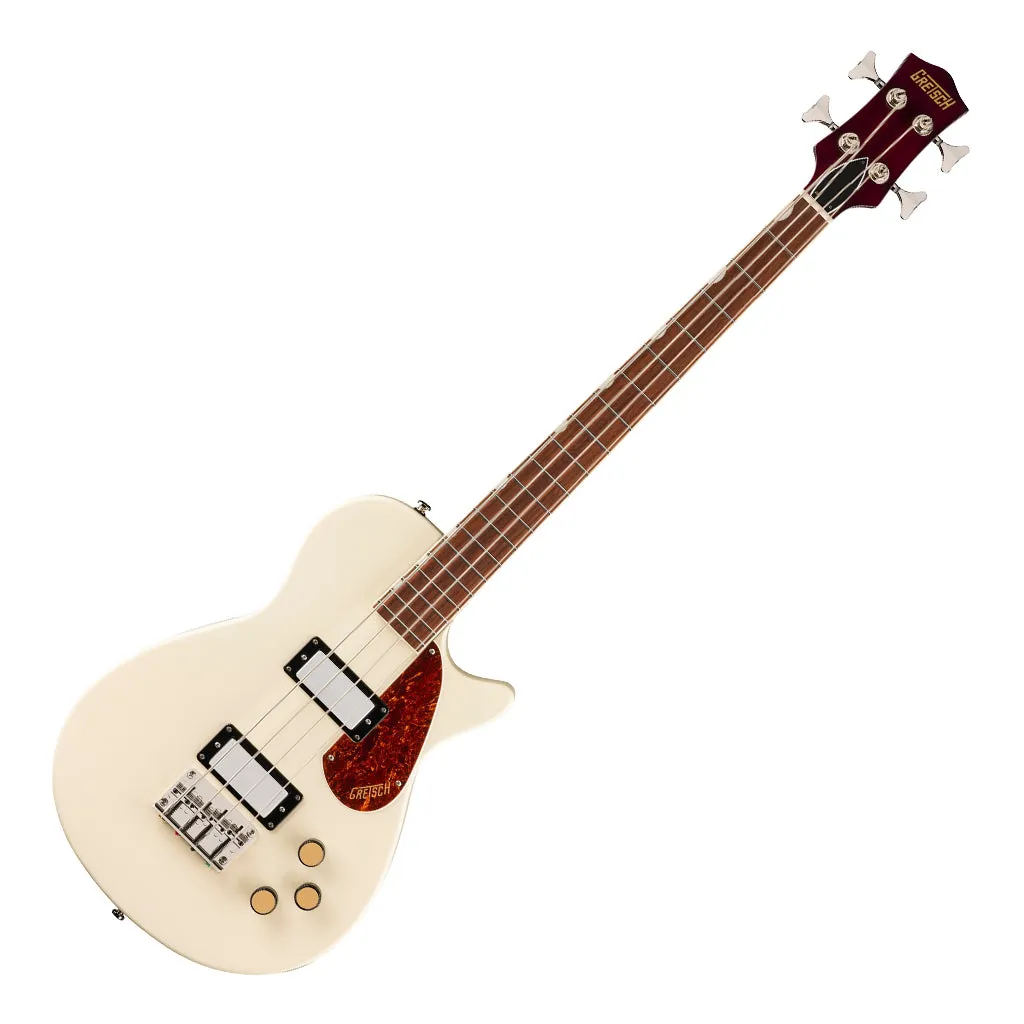Gretsch Streamliner Jet Club Bass Single Cut and Laurel Fingerboard - Vintage White
