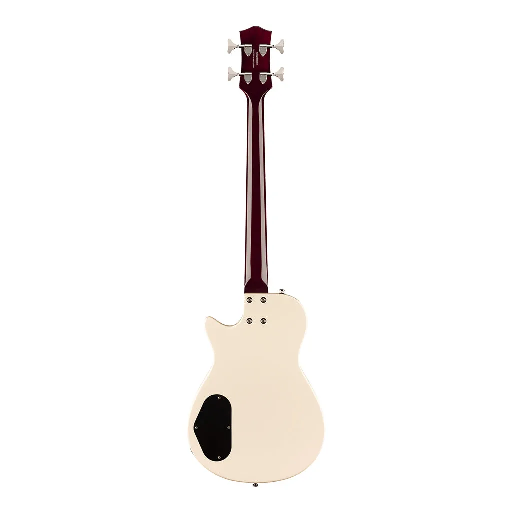 Gretsch Streamliner Jet Club Bass Single Cut and Laurel Fingerboard - Vintage White