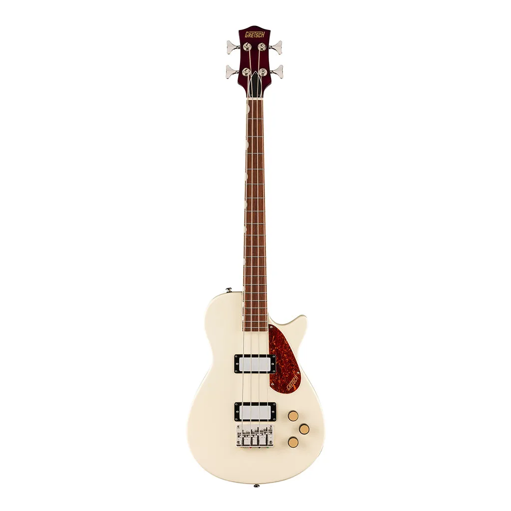Gretsch Streamliner Jet Club Bass Single Cut and Laurel Fingerboard - Vintage White