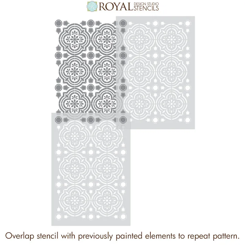Havana Tile Allover Stencil