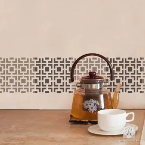 Hollywood Squares Craft Stencil