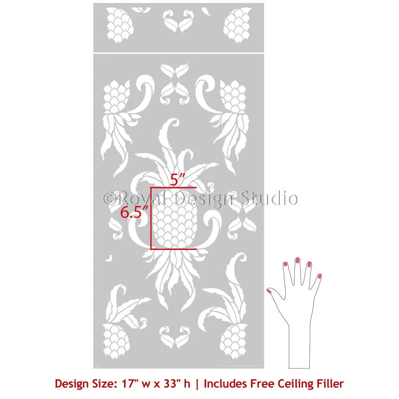 Hospitality Pineapple Stencil
