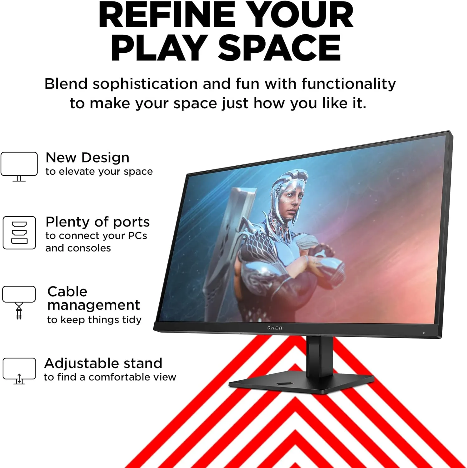 HP OMEN 27 Inch FHD IPS Gaming Monitor | 780F9AA