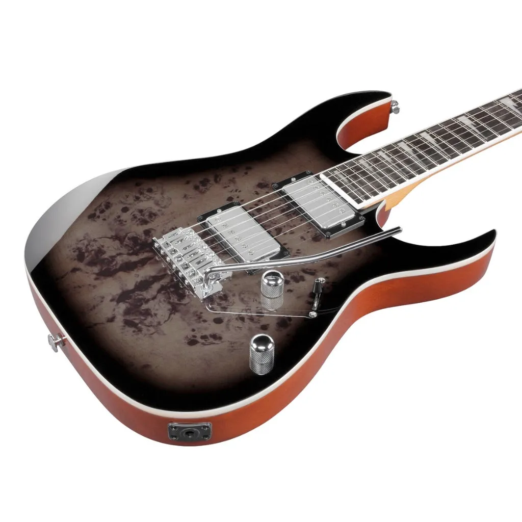 Ibanez RG220PA1 Electric Guitar - Transparent Brown Black Burst