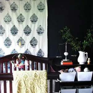 Indian Paisley Wall Stencil