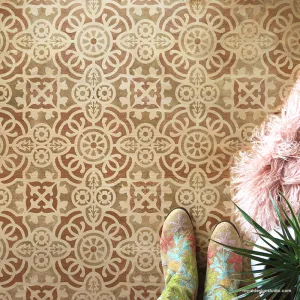 Isabella Tile Stencil