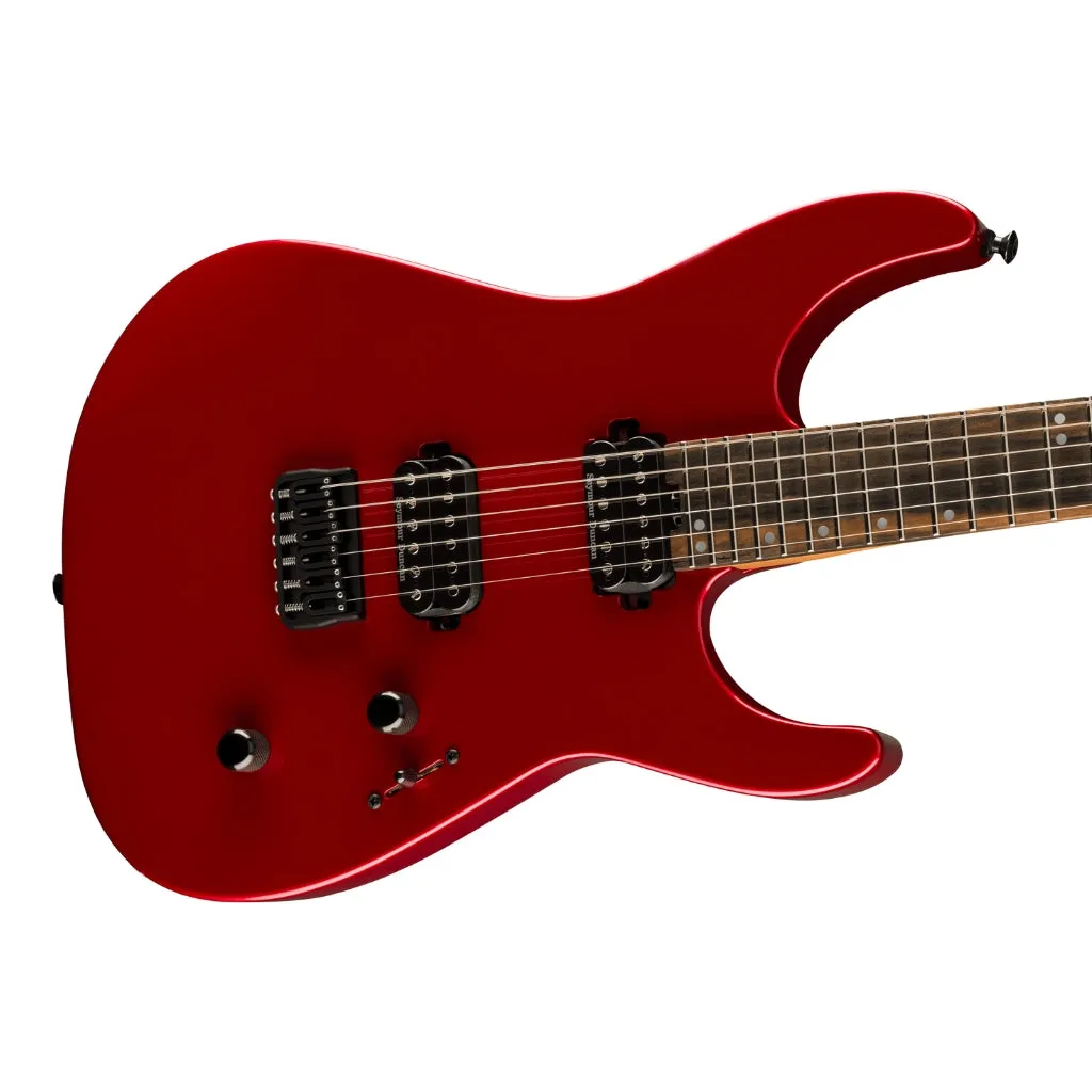 Jackson American Series Virtuoso Hardtail with Streaked Ebony Fingerboard - Red Crystal