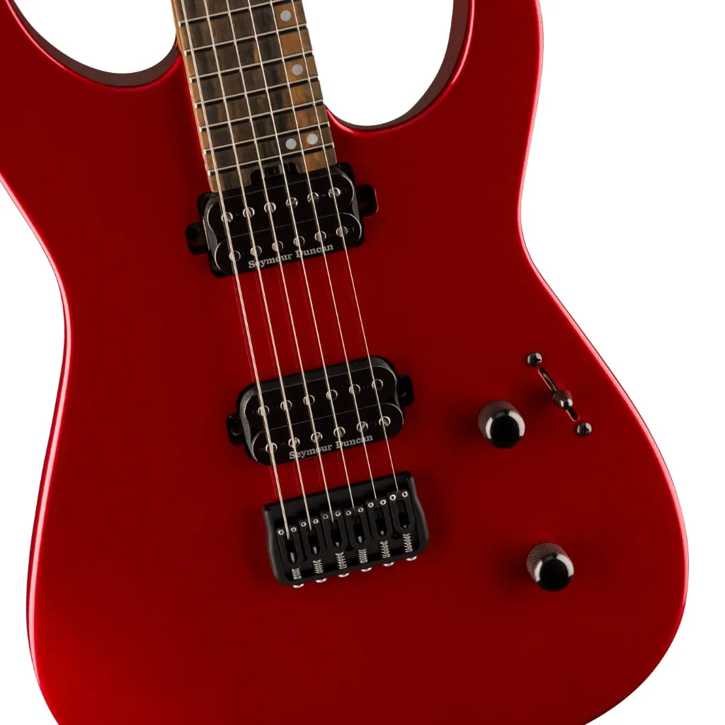 Jackson American Series Virtuoso Hardtail with Streaked Ebony Fingerboard - Red Crystal