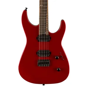 Jackson American Series Virtuoso Hardtail with Streaked Ebony Fingerboard - Red Crystal