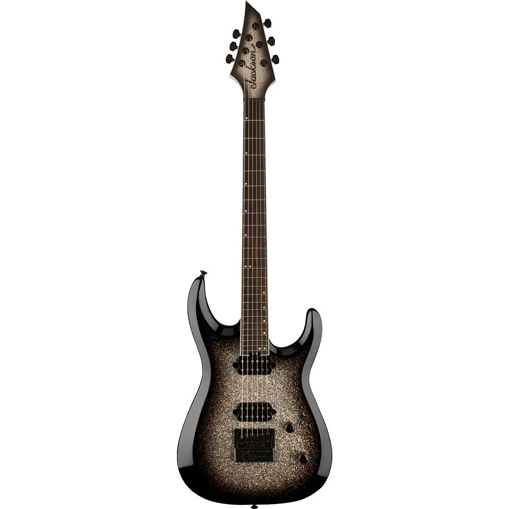 Jackson Pro Plus Series DK Modern Evertune 6, Ebony Fingerboard, Silver Sparkle