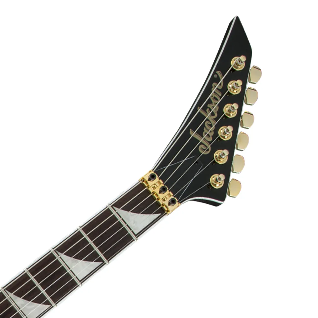 Jackson X Series Rhoads RRX24, Laurel Fingerboard, Black with Yellow Bevels | Electric Guitars | 2913636598