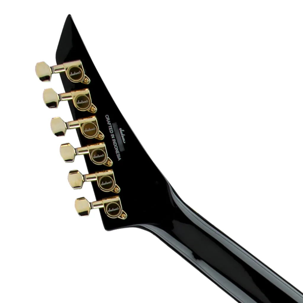 Jackson X Series Rhoads RRX24, Laurel Fingerboard, Black with Yellow Bevels | Electric Guitars | 2913636598