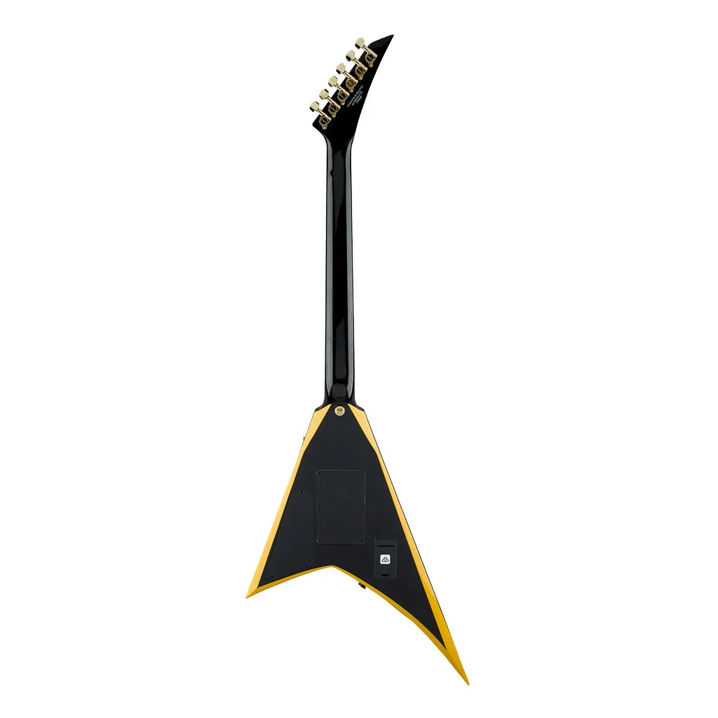 Jackson X Series Rhoads RRX24, Laurel Fingerboard, Black with Yellow Bevels | Electric Guitars | 2913636598