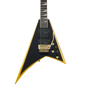 Jackson X Series Rhoads RRX24, Laurel Fingerboard, Black with Yellow Bevels | Electric Guitars | 2913636598