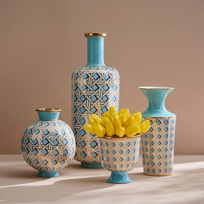 Jonathan Adler | Basketweave Cuff Vase