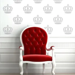 King Crown Wall Art & Furniture Stencil