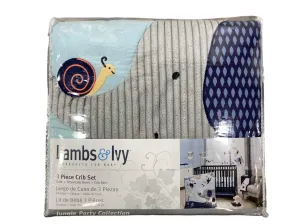 Lambs & Ivy 3 Piece Crib Set, Jungle Party