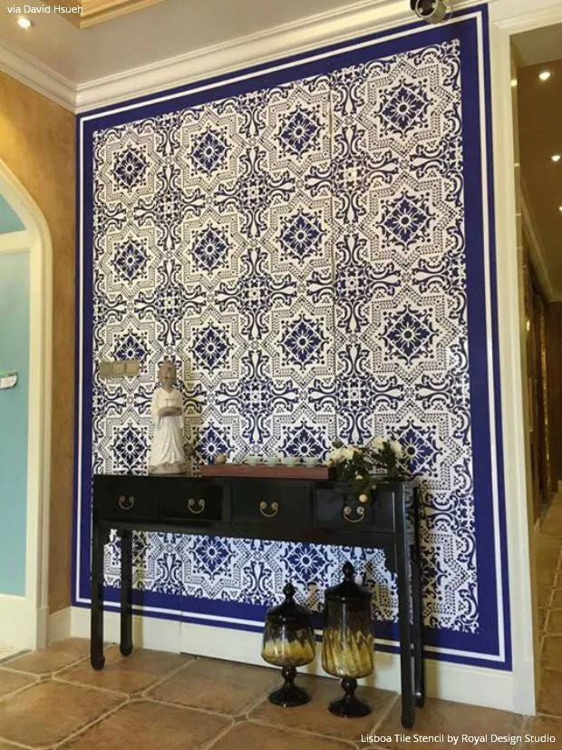 Lisboa Tile Stencil