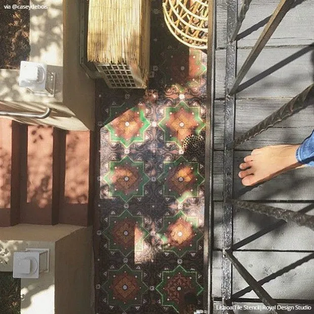 Lisboa Tile Stencil