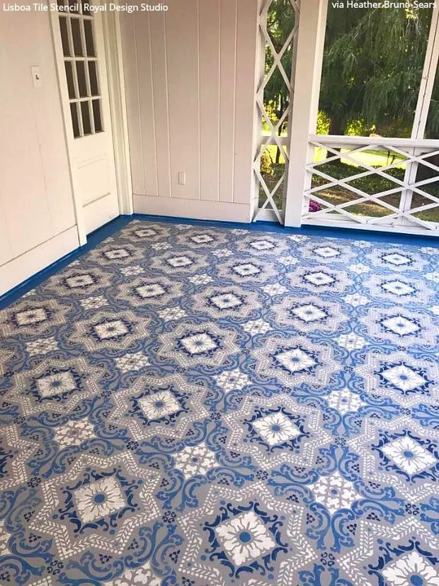 Lisboa Tile Stencil