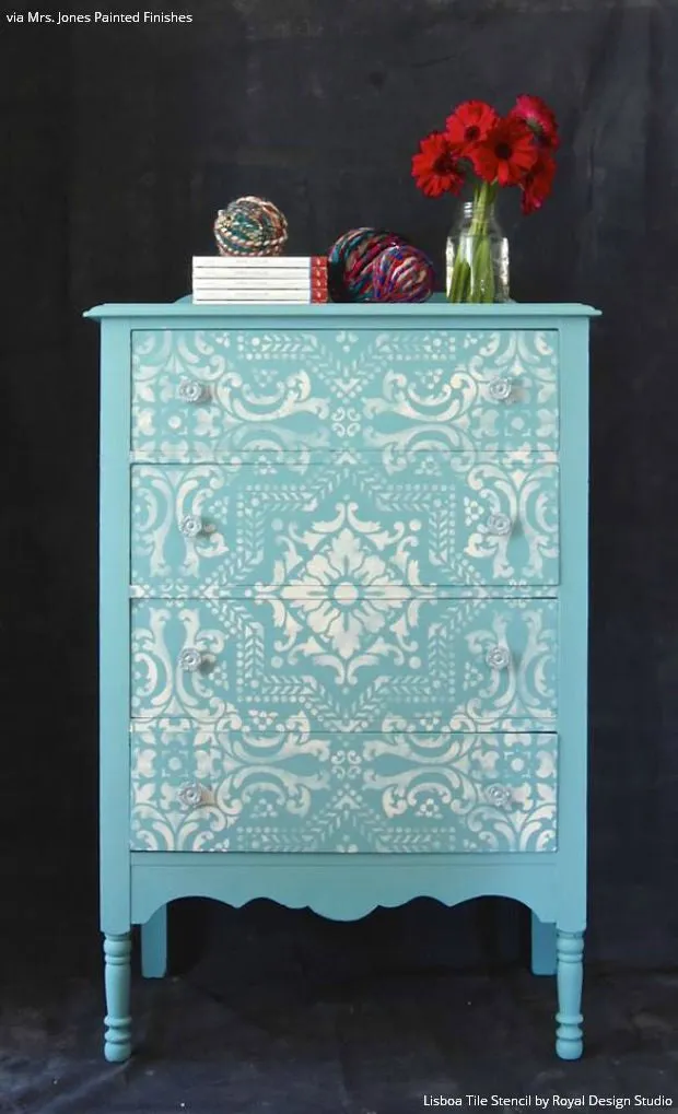 Lisboa Tile Stencil