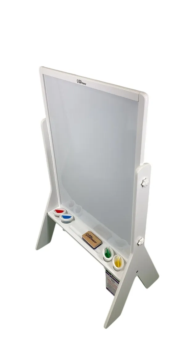 Little Partners Contempo Art Toddler Easel, White