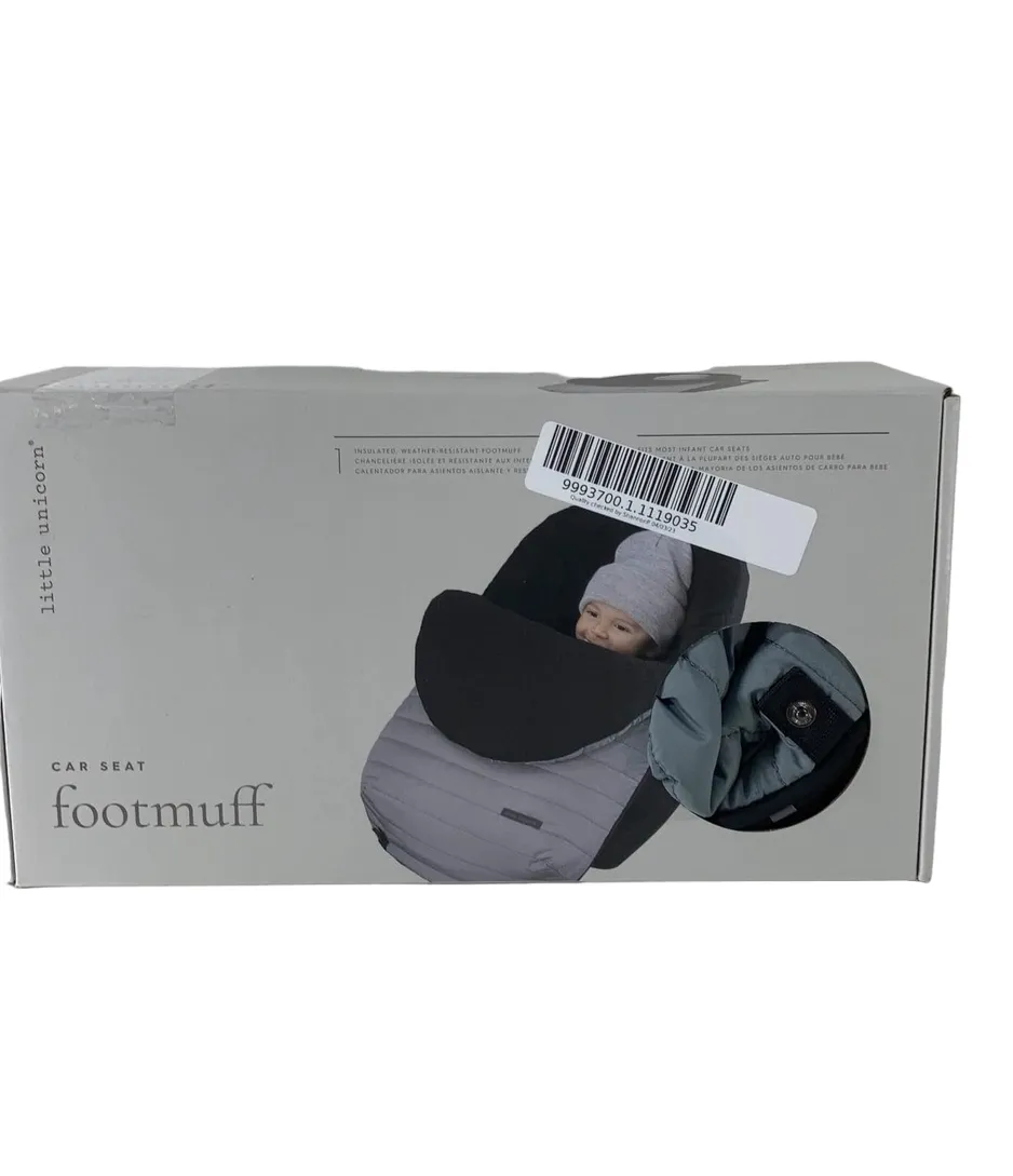 Little Unicorn Infant Car Seat Foot Muff, Grey