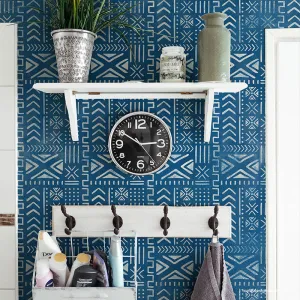 Mali Mudcloth Wall Stencil