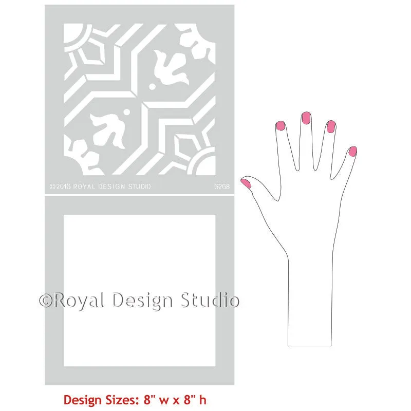 Marbella Tile Stencil
