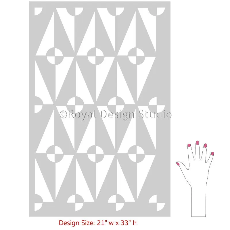 Marlow Modern Allover Stencil