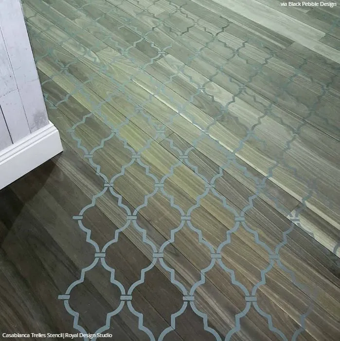 Marrakesh Trellis Moroccan Wall Stencil
