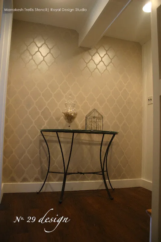 Marrakesh Trellis Moroccan Wall Stencil