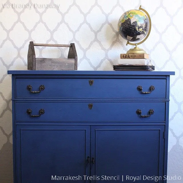 Marrakesh Trellis Moroccan Wall Stencil