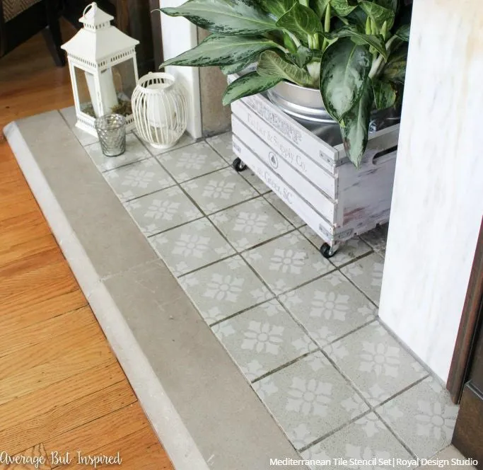 Mediterranean Tile Stencil Set