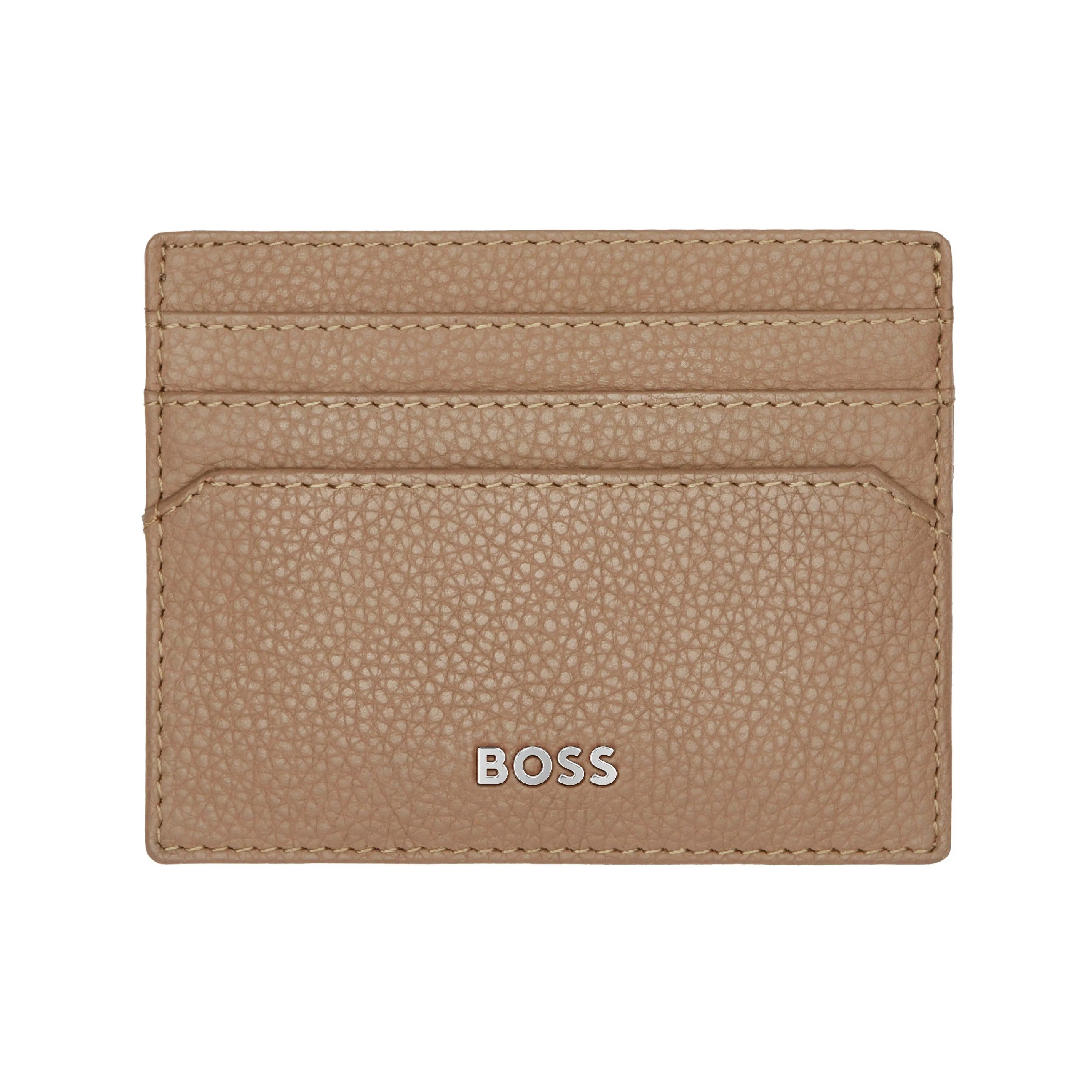 Men's Classic Grained Card Holder | Camel