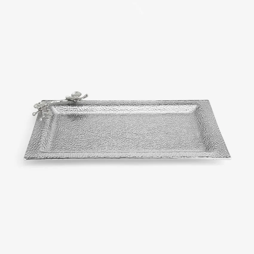 Michael Aram | White Orchid Large Glass Tray