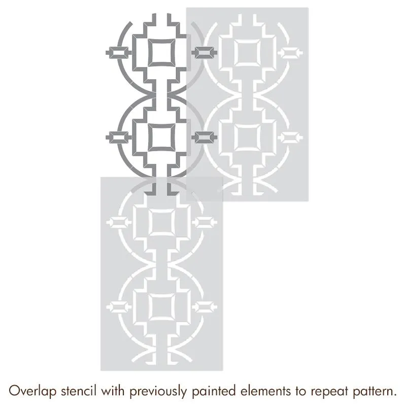 Midtown Trellis Wall Stencil