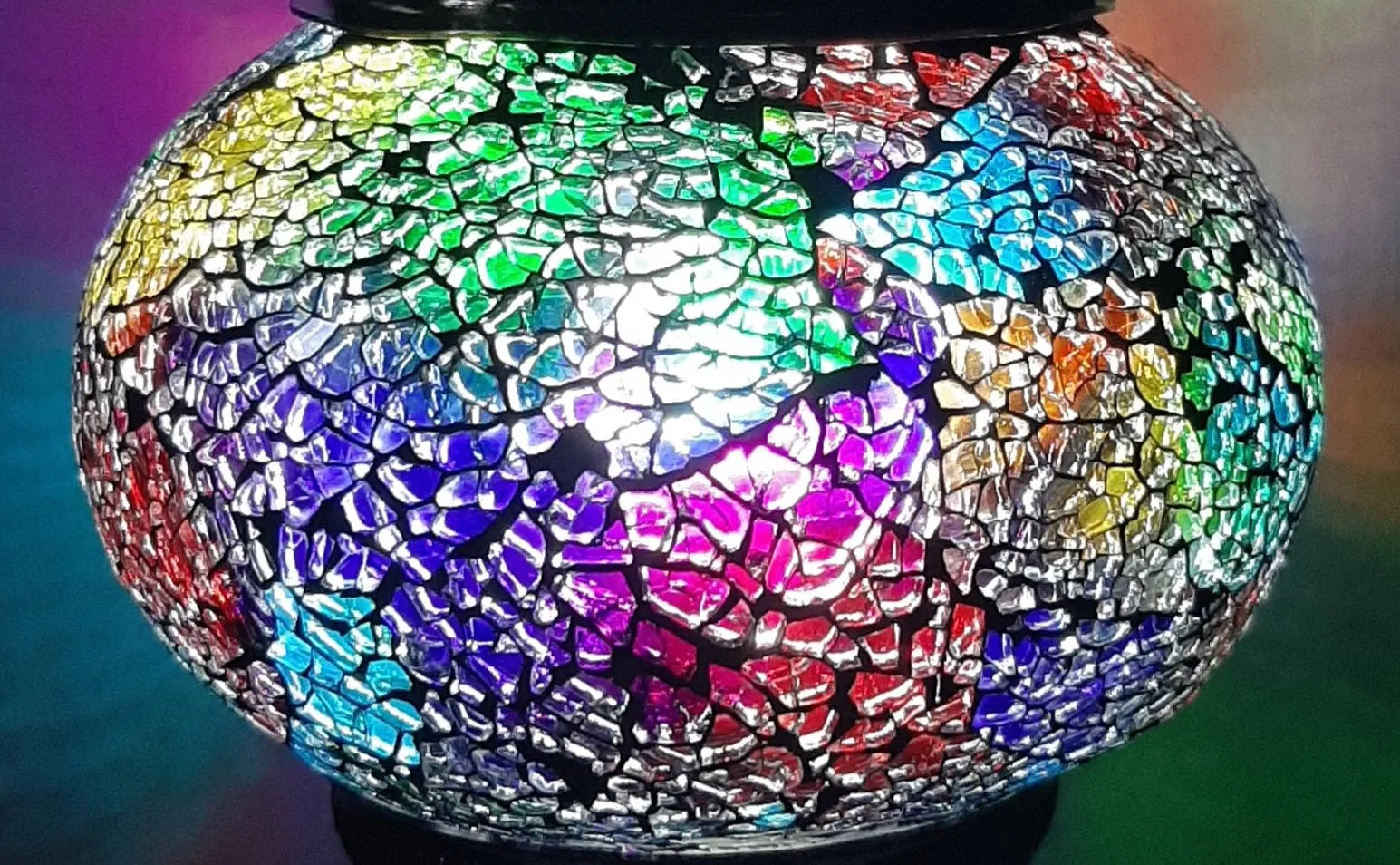MIXED CRACKLE TURKISH LAMP