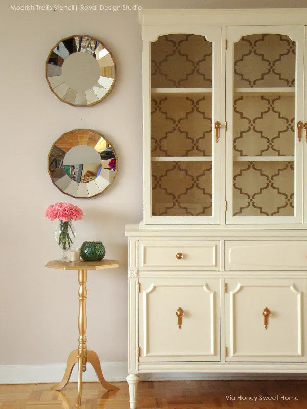 Moorish Trellis Furniture Stencil