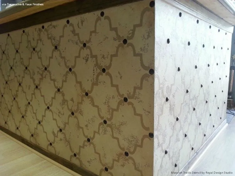 Moorish Trellis Furniture Stencil