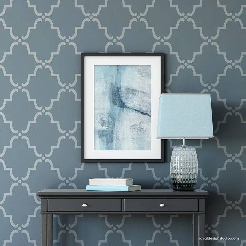 Moorish Trellis Wall Stencil