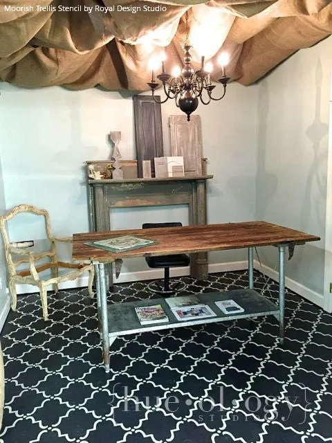 Moorish Trellis Wall Stencil