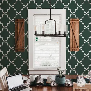 Moorish Trellis Wall Stencil