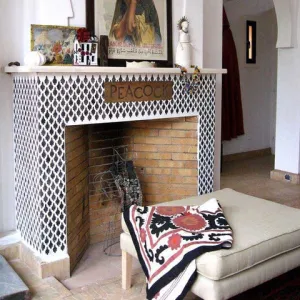 Moroccan Arches Furniture Stencil