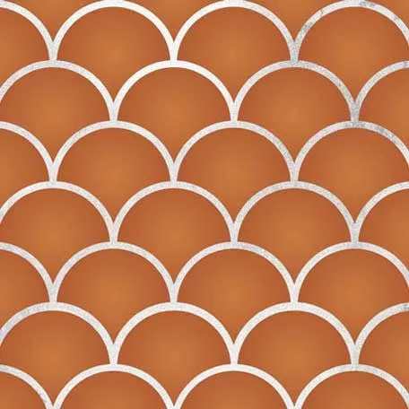 Moroccan Scallops Furniture Stencil