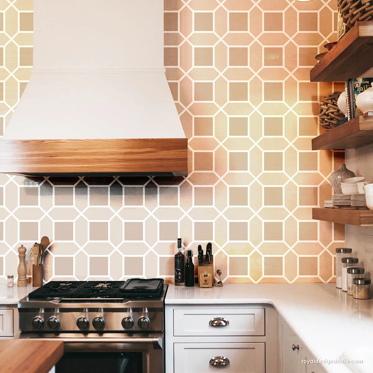 Mosaic Grid Floor Tile