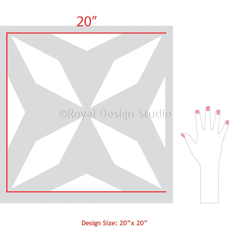 Moxie Tile Stencils Set