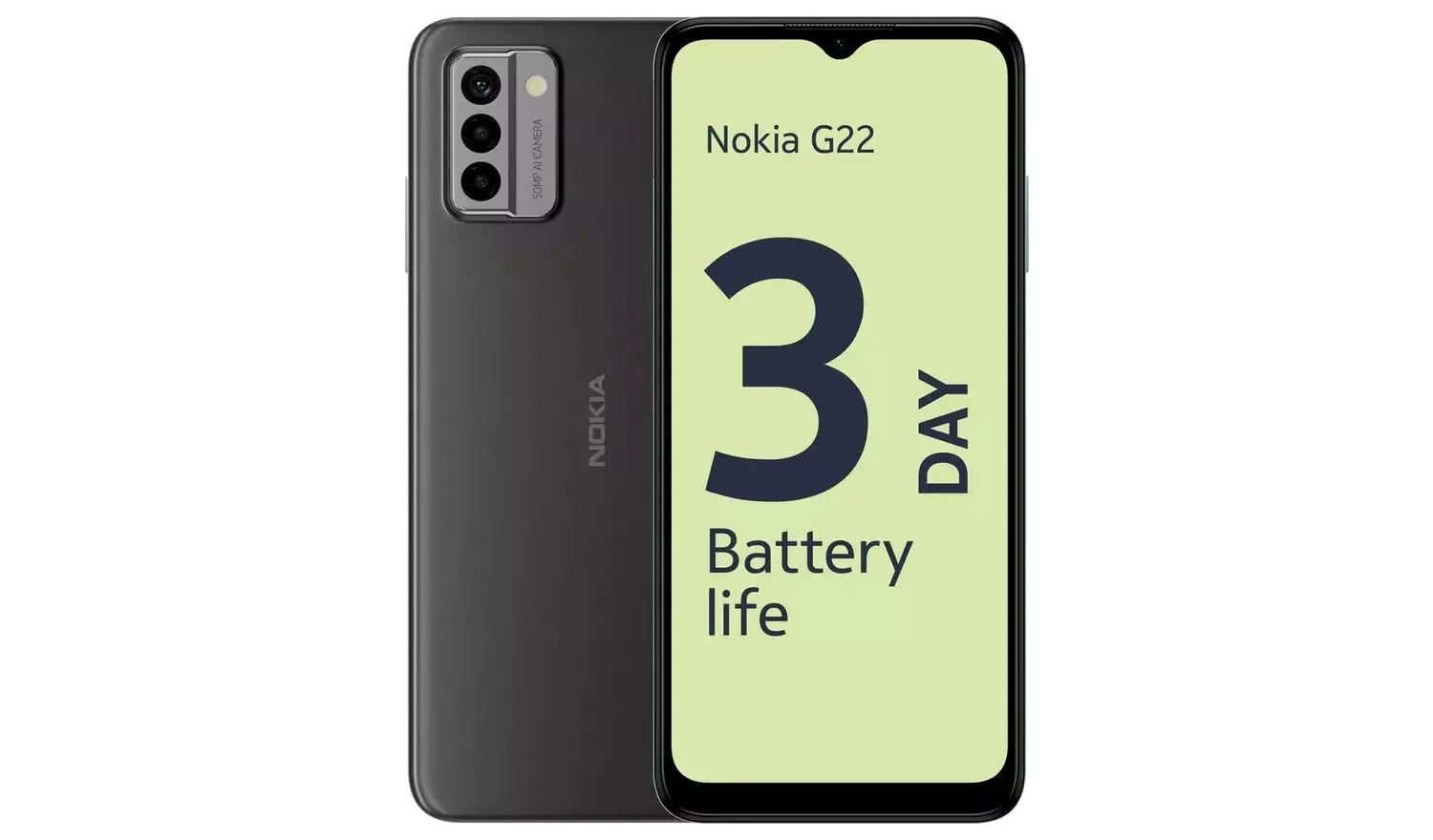 Nokia G22 16.6 cm (6.52") Dual SIM Android 12 4G USB Type-C 4 GB 64 GB 5050 mAh Grey